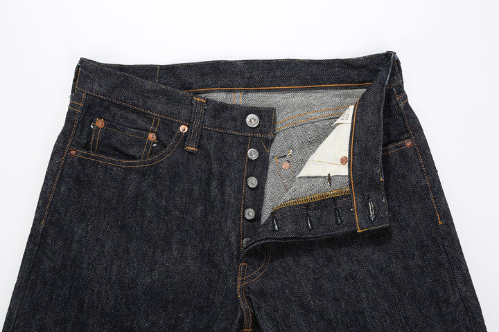 Samurai Jeans S710XX 19oz Kiwami selvedge denim slim straight fit detail