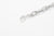 Moto BR-03 handmade chain bracelet eagle silver K18 gold accent Japan handcrafted bracelet hook