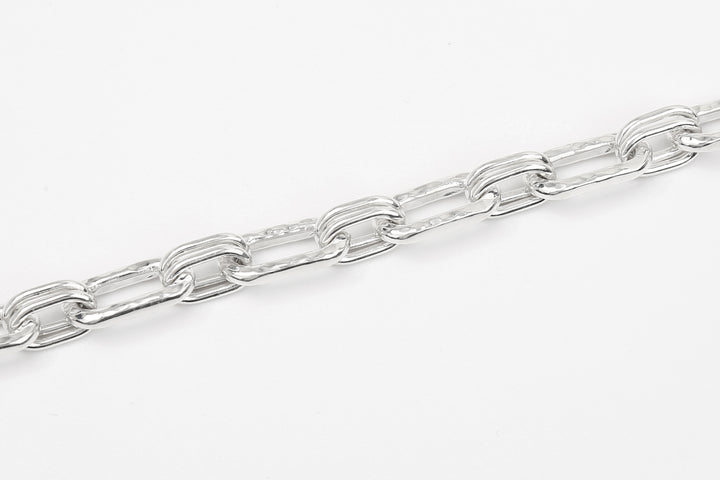 Moto BR-03 handmade chain bracelet eagle silver K18 gold accent Japan handcrafted bracelet chain 2