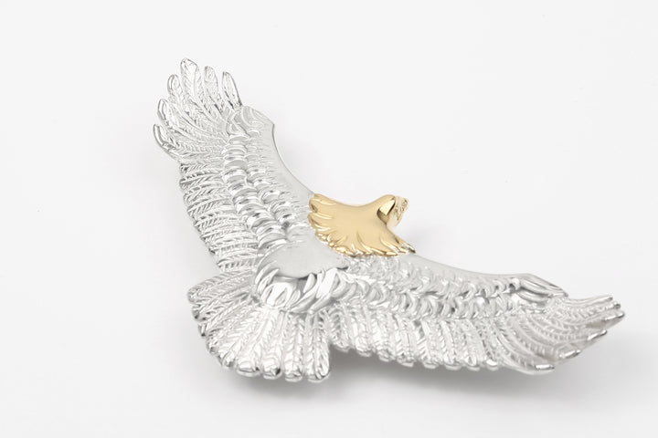 Moto EG-01 eagle silver pendant K18 gold accent native style Japan handcrafted jewelry wing