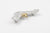 Moto EG-02 eagle silver pendant medium K18 gold accent native style Japan handcrafted jewelry head gold detail