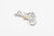 Moto Hideo Motoike EG-03 Eagle Pendant with K18 Gold Accent – Small full view back side