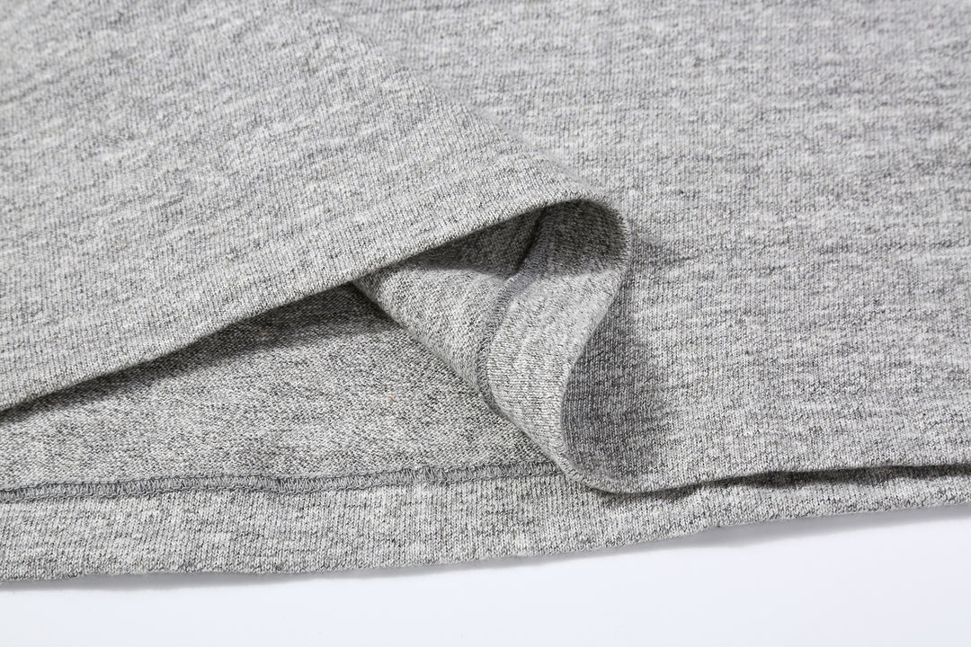 Warehouse Lot 4601 Shadow Border Slub Yarn Henley T-Shirt Made in Japan Grey Hem Stitch