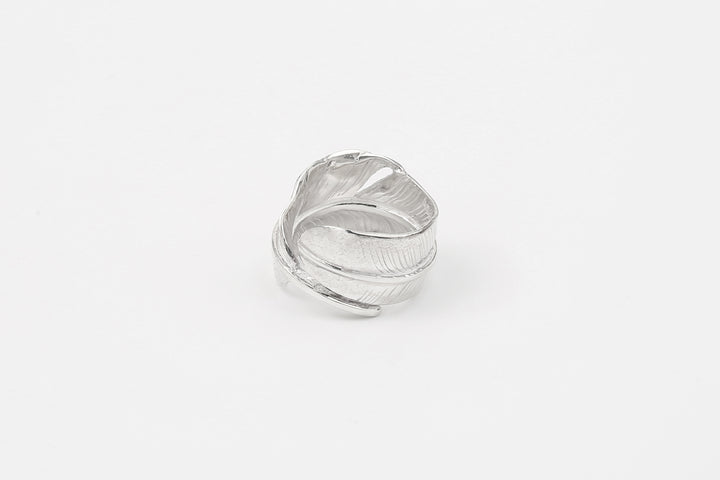 Moto Hideo Motoike RG-01 Kazekiri Feather Ring with K18 Gold Accent full view_6