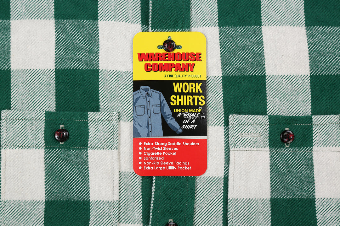 Warehouse Lot 3104 Selvedge Buffalo Check Flannel Shirt