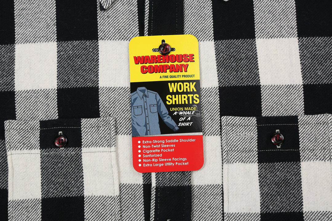 Warehouse Lot 3104 Selvedge Buffalo Check Flannel Shirt
