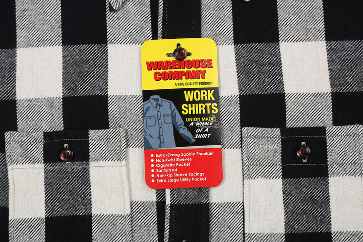 Warehouse Lot 3104 Selvedge Buffalo Check Flannel Shirt