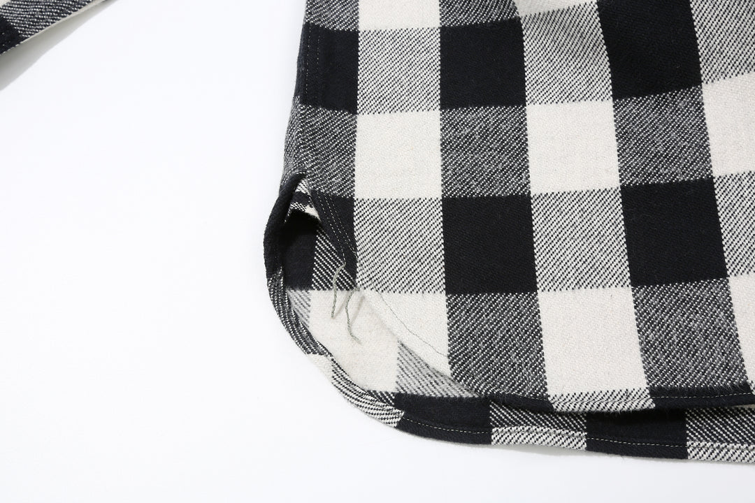 Warehouse Lot 3104 selvedge flannel shirt long sleeve check pattern made in Japan cotton selvedge