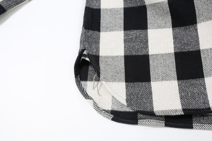Warehouse Lot 3104 selvedge flannel shirt long sleeve check pattern made in Japan cotton selvedge