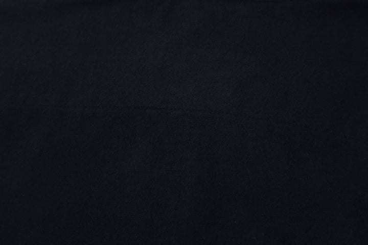 DALEE’S & CO. BF.49 Lightweight Flannel Shirt in Navy – Cotton Flannel Fabric Close-Up