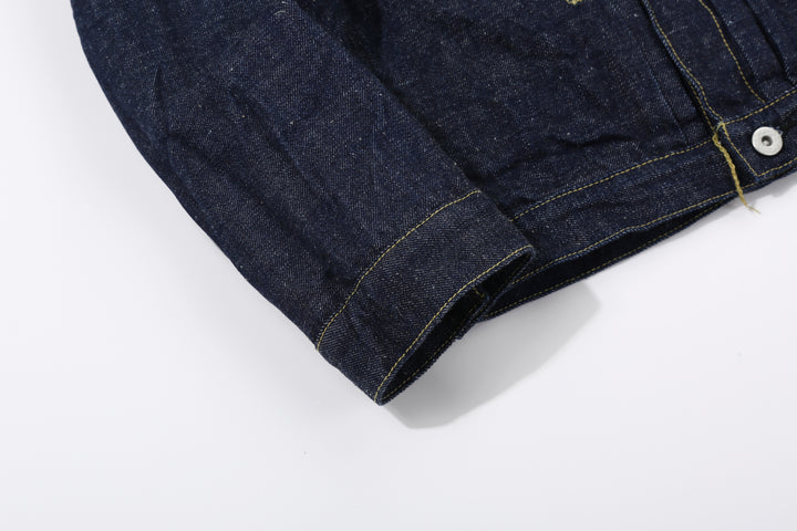 Samurai Jeans S554HX 15.8oz GL3 Samurai Cotton Selvedge Denim Type 1 Jacket - Sleeve Cuff Detail