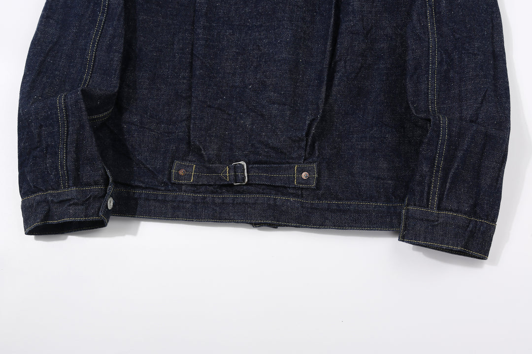 Samurai Jeans S554HX 15.8oz GL3 Samurai Cotton Selvedge Denim Type 1 Jacket - Back Hem Detail