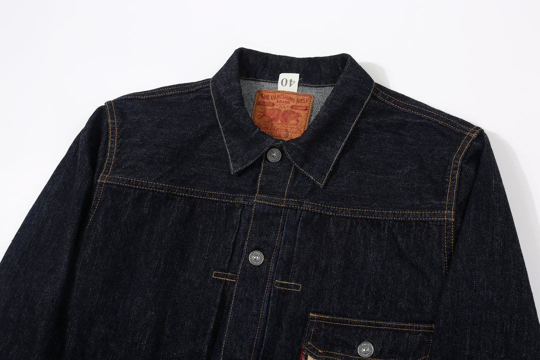 Freewheelers 2621002 Lot 506 XX 1941 Type 1 Denim Jacket – Collar Detail