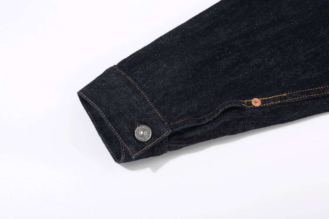 Freewheelers 2621002 Lot 506 XX 1941 Type 1 Denim Jacket – Cuff Button Detail