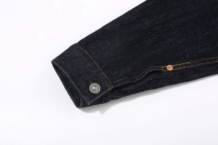 Freewheelers 2621002 Lot 506 XX 1941 Type 1 Denim Jacket – Cuff Button Detail