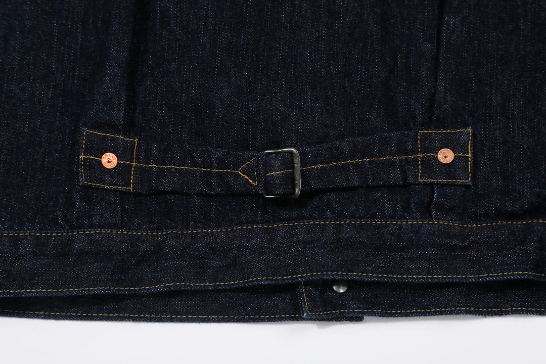 Freewheelers 2621002 Lot 506 XX 1941 Type 1 Denim Jacket – Cinch-Back Detail