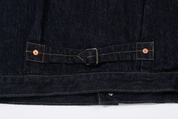 Freewheelers 2621002 Lot 506 XX 1941 Type 1 Denim Jacket – Cinch-Back Detail