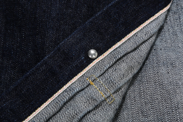 Freewheelers 2621002 Lot 506 XX 1941 Type 1 Denim Jacket – Selvedge Placket Detail