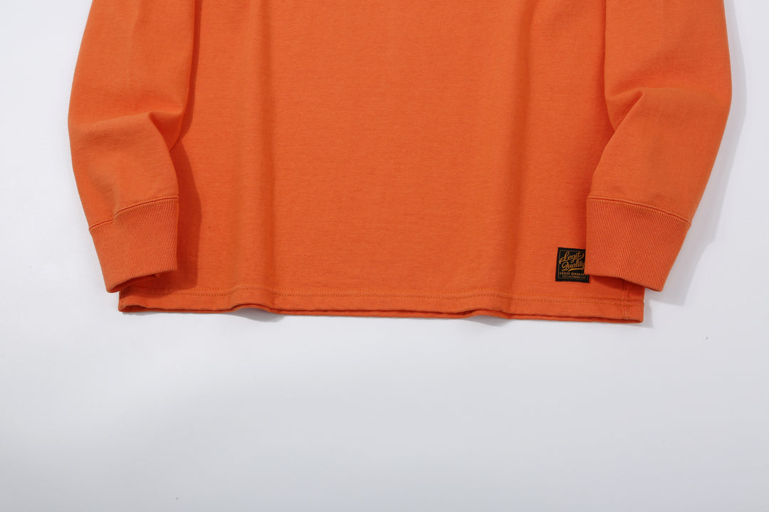 Deluxeware DXTL-00 12.5oz Loopwheeled Long Sleeve T-Shirt - Crew Neck