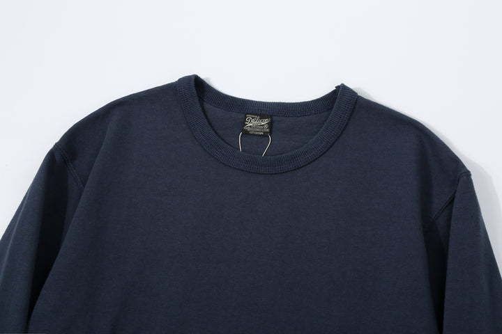 Deluxeware DXTL-00 12.5oz Loopwheeled Long Sleeve T-Shirt - Crew Neck
