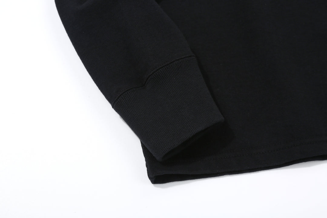 Deluxeware DXTL-00 12.5oz Loopwheeled Long Sleeve T-Shirt - Crew Neck