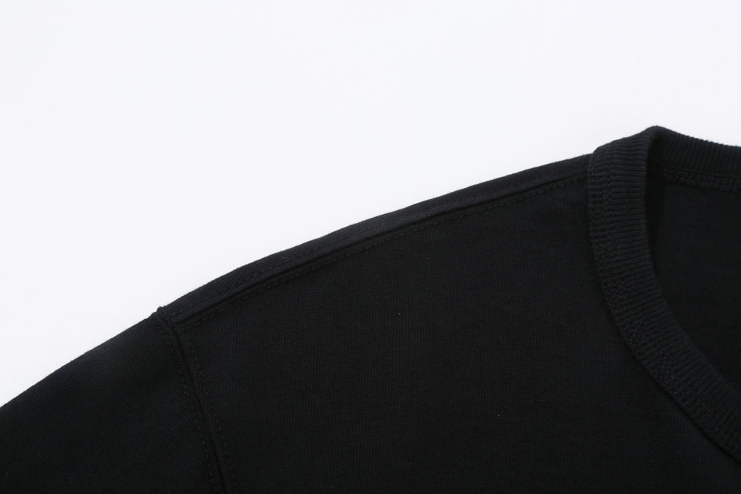 Deluxeware DXTL-00 12.5oz Loopwheeled Long Sleeve T-Shirt - Crew Neck