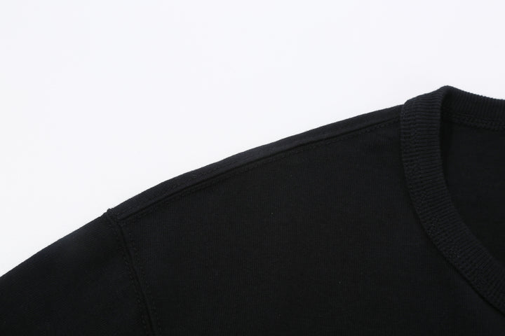 Deluxeware DXTL-00 12.5oz Loopwheeled Long Sleeve T-Shirt - Crew Neck