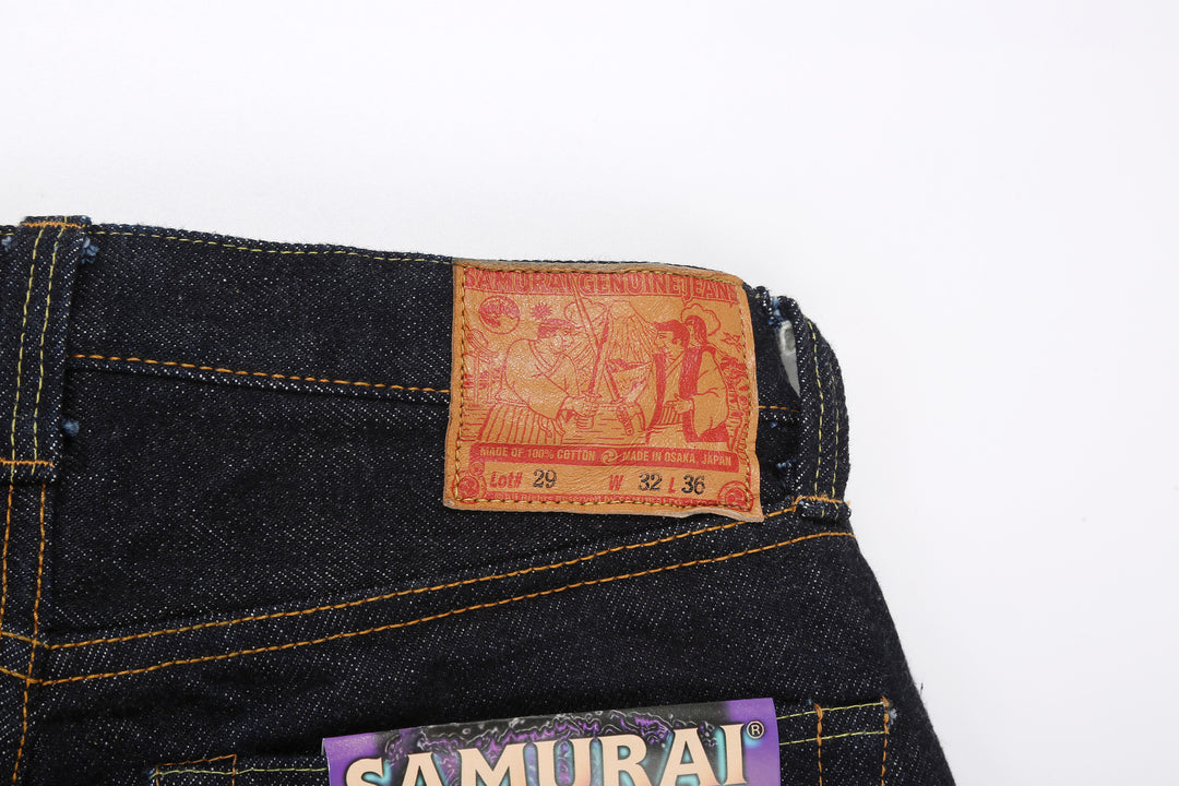 Samurai Jeans S510XX25oz-SP 25oz Selvedge Jeans - Goatskin Leather Patch