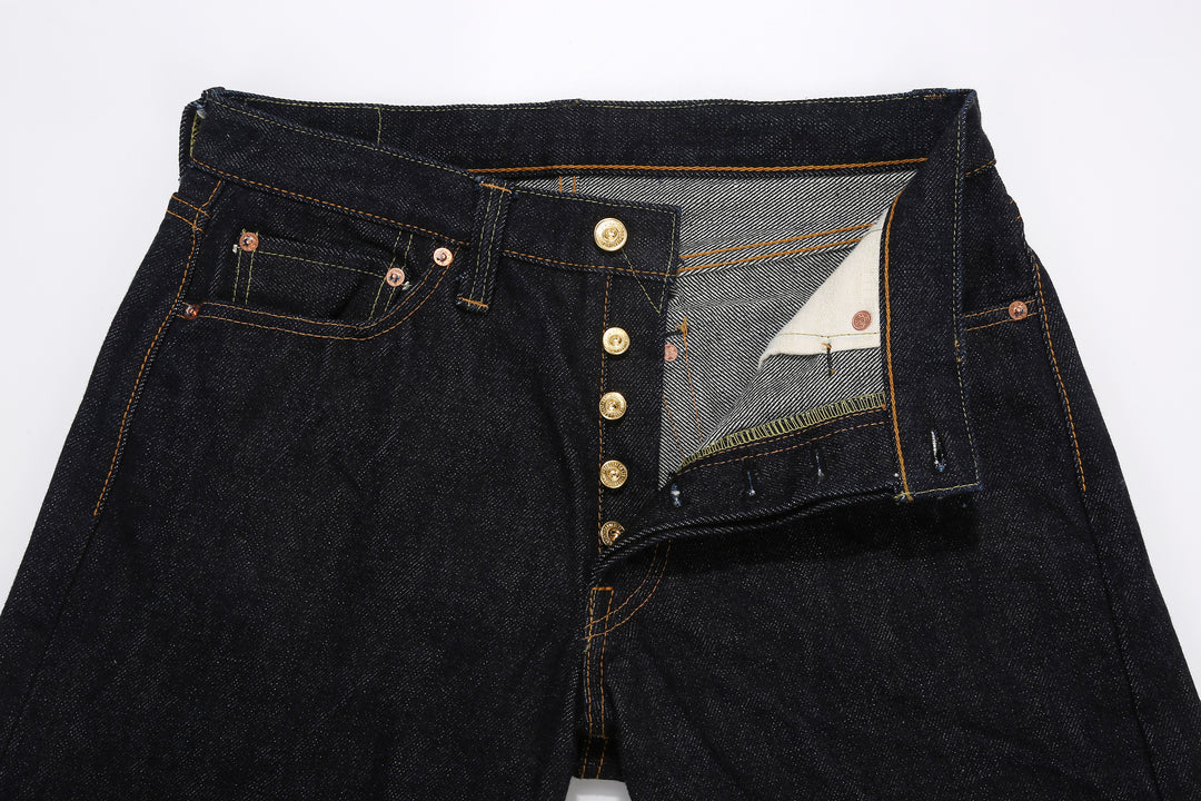 Samurai Jeans S510XX25oz-SP 25oz Selvedge Jeans - Interior Front Construction