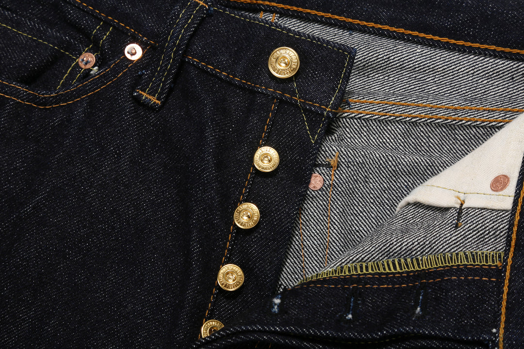 Samurai Jeans S510XX25oz-SP 25oz Selvedge Jeans - Gold-Plated Iron Button Fly