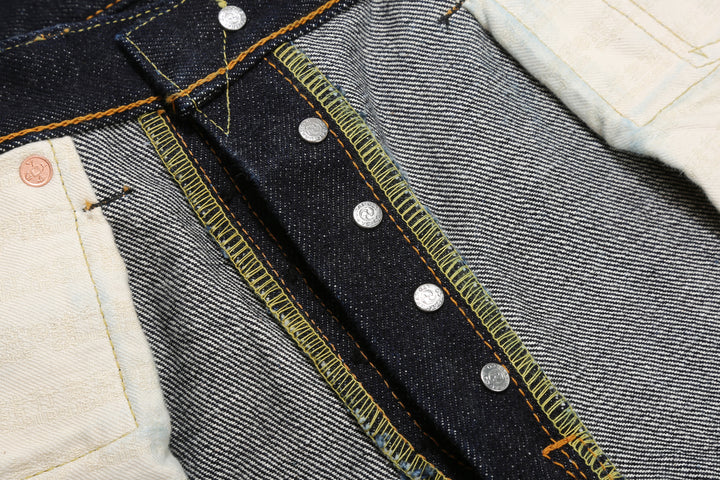Samurai Jeans S510XX25oz-SP 25oz Selvedge Jeans - Interior Fly Construction