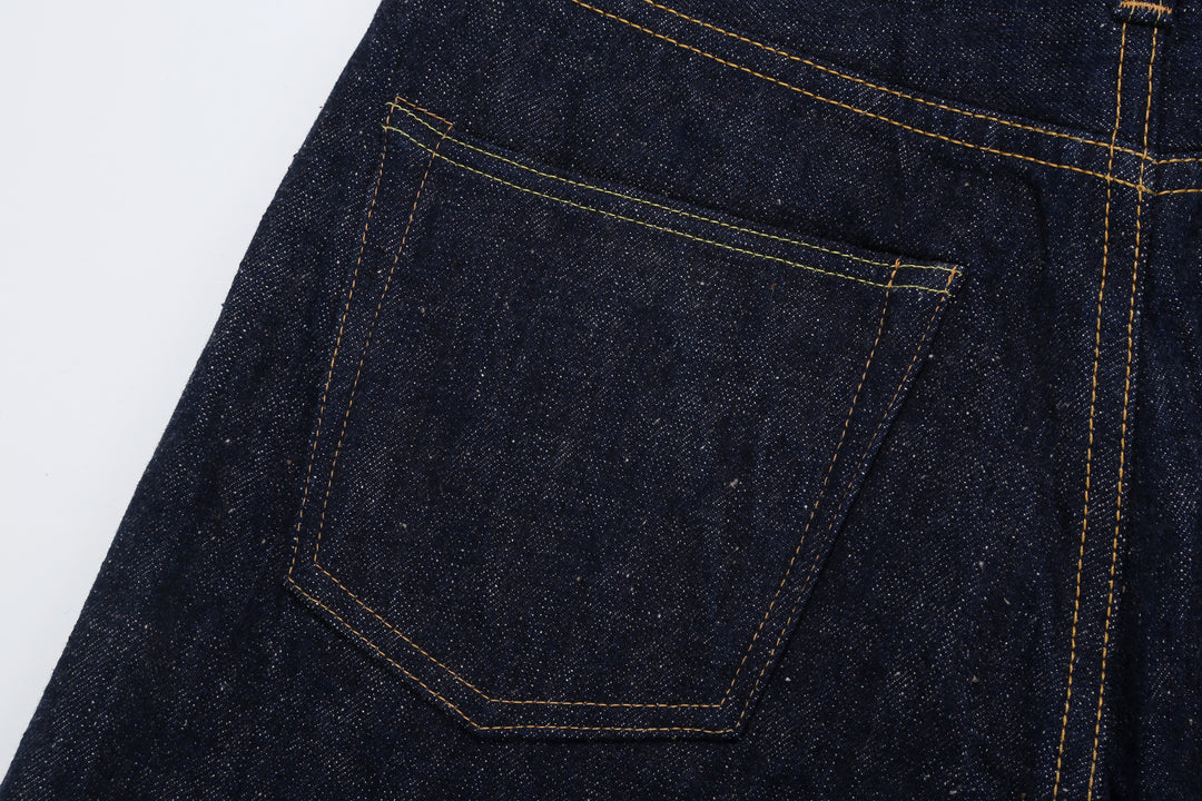 Samurai Jeans S500AX-SAKURA AI Plus SAKURA 18oz Selvedge Jeans - Back Pocket Stitching