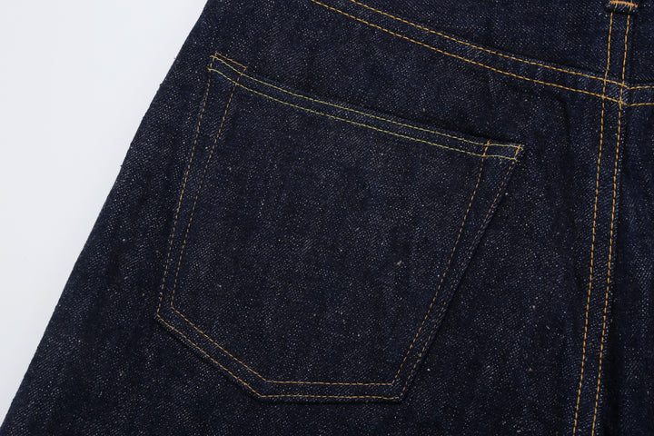 Samurai Jeans S500AX-SAKURA AI Plus SAKURA 18oz Selvedge Jeans - Back Pocket Stitching