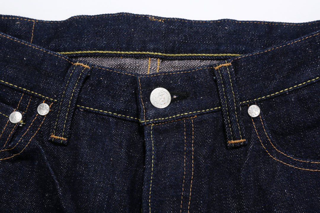 Samurai Jeans S500AX-SAKURA AI Plus SAKURA 18oz Selvedge Jeans - Sakura Button