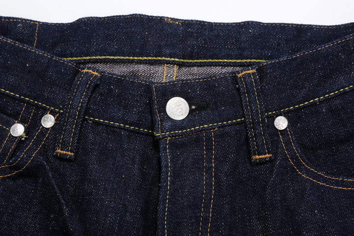 Samurai Jeans S500AX-SAKURA AI Plus SAKURA 18oz Selvedge Jeans - Sakura Button