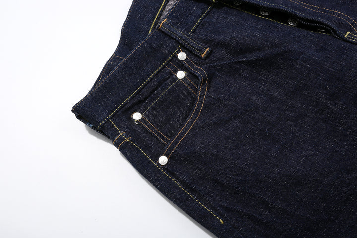 Samurai Jeans S500AX-SAKURA AI Plus SAKURA 18oz Selvedge Jeans - Silver-Plated Sakura Rivets