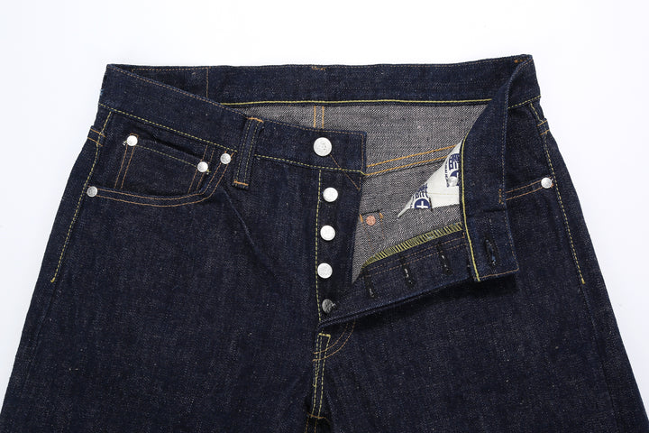 Samurai Jeans S500AX-SAKURA AI Plus SAKURA 18oz Selvedge Jeans - Open Button Fly