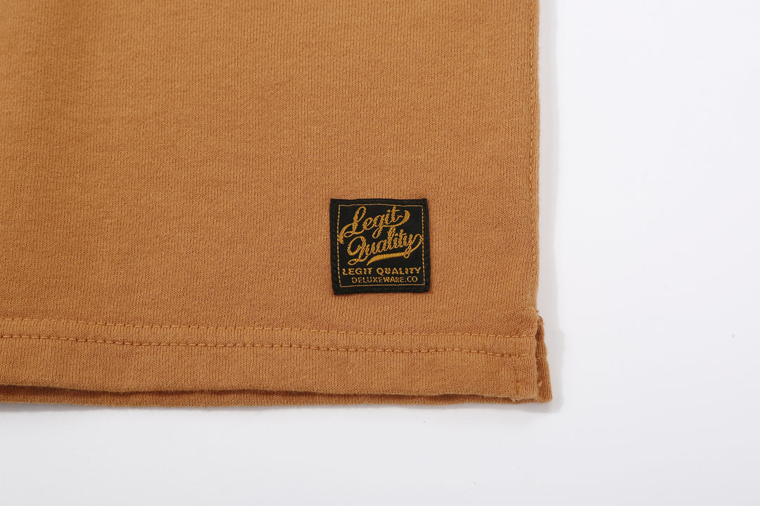 Deluxeware M300 “Azuma-Knit” Lightweight Mock Neck Sweatshirt Made in Japan Label D.Cam