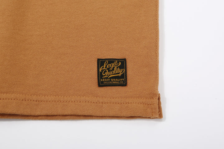 Deluxeware M300 “Azuma-Knit” Lightweight Mock Neck Sweatshirt Made in Japan Label D.Cam