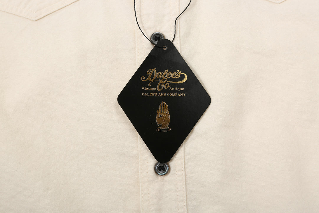 DALEE’S & CO. BF.49 Lightweight Flannel Shirt in Natural – Brand Hang Tag