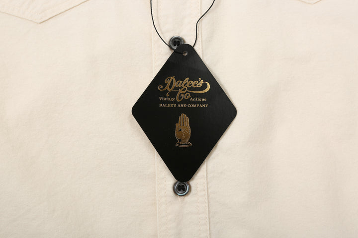 DALEE’S & CO. BF.49 Lightweight Flannel Shirt in Natural – Brand Hang Tag