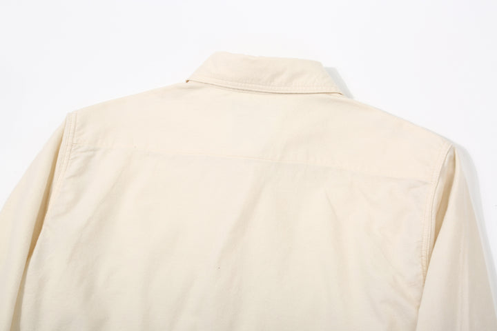 DALEE’S & CO. BF.49 Lightweight Flannel Shirt in Natural – Back Yoke