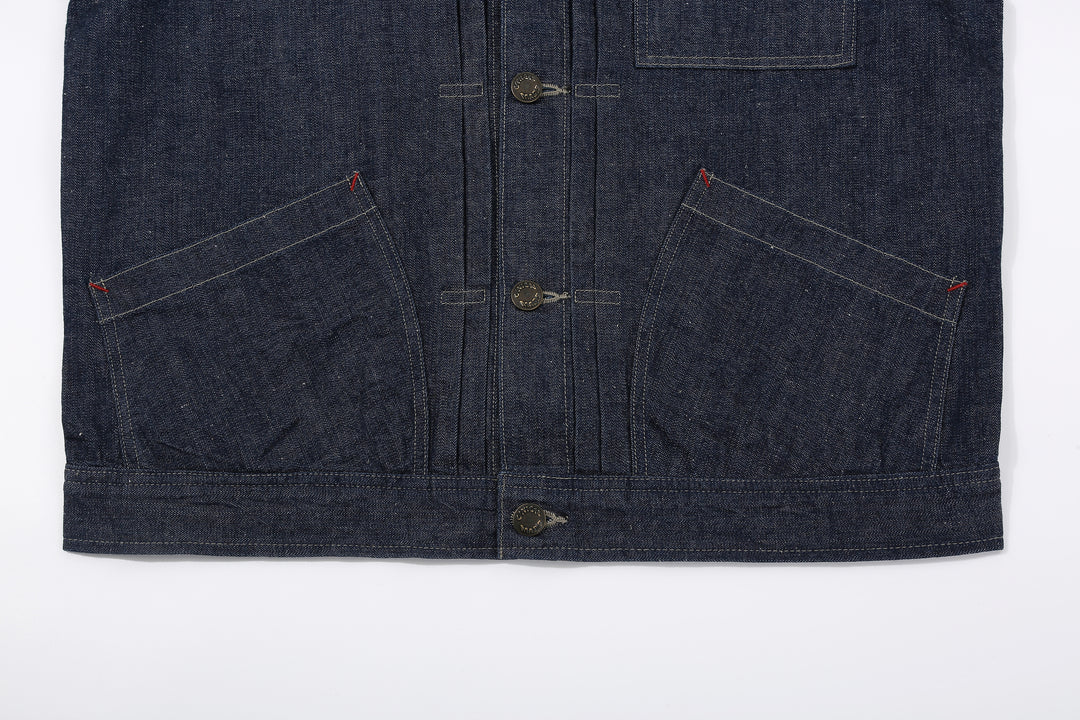 DALEE’S & CO. 61B 11oz Selvedge Denim Work Jacket – Lower Front Pockets