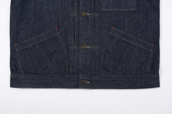 DALEE’S & CO. 61B 11oz Selvedge Denim Work Jacket – Lower Front Pockets