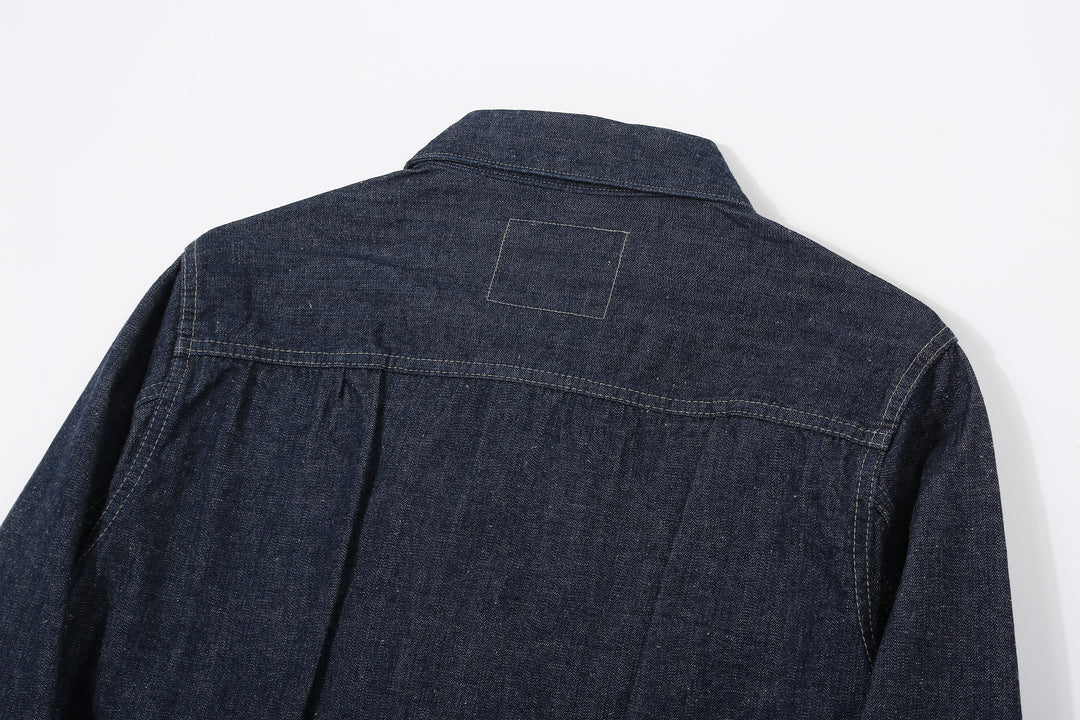 DALEE’S & CO. 61B 11oz Selvedge Denim Work Jacket – Rear Yoke and Back Pleats