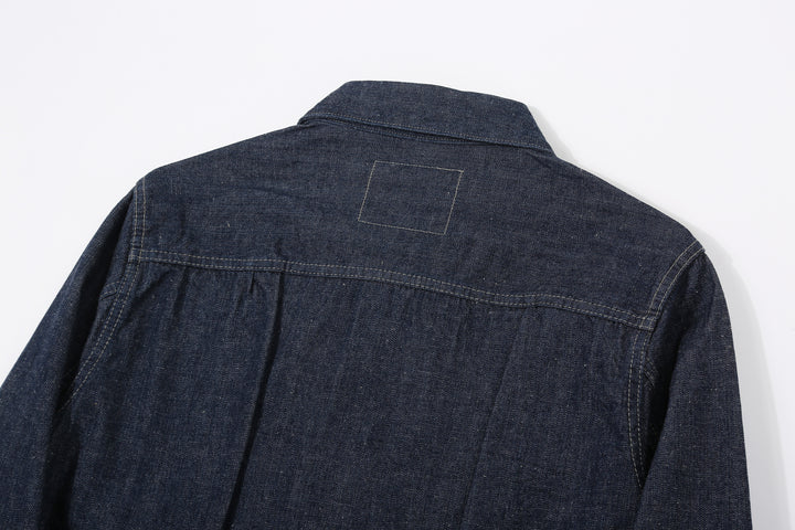 DALEE’S & CO. 61B 11oz Selvedge Denim Work Jacket – Rear Yoke and Back Pleats
