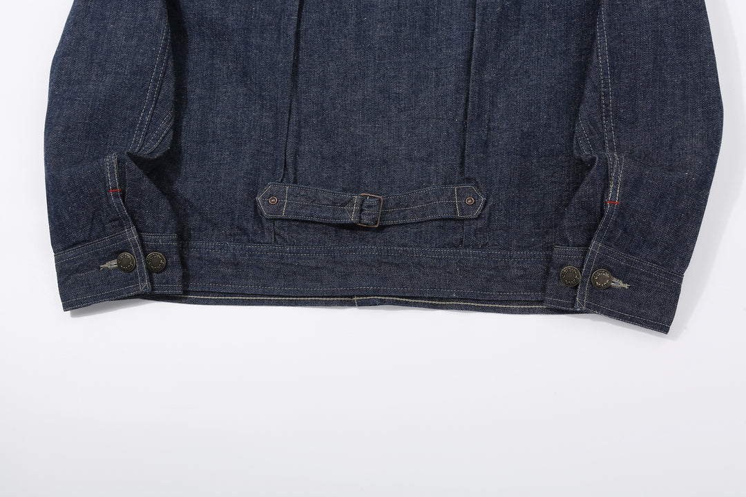 DALEE’S & CO. 61B 11oz Selvedge Denim Work Jacket – Lower Back and Cinch Back Detail