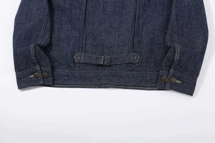 DALEE’S & CO. 61B 11oz Selvedge Denim Work Jacket – Lower Back and Cinch Back Detail