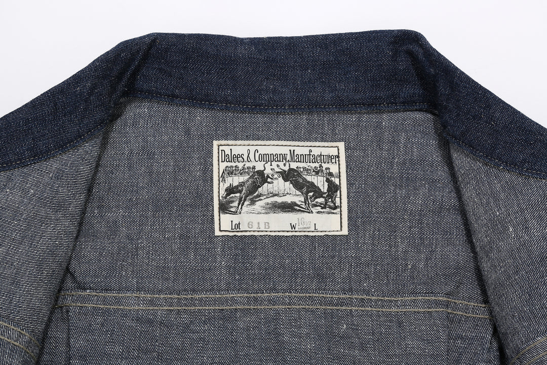 DALEE’S & CO. 61B 11oz Selvedge Denim Work Jacket – Interior Brand Label
