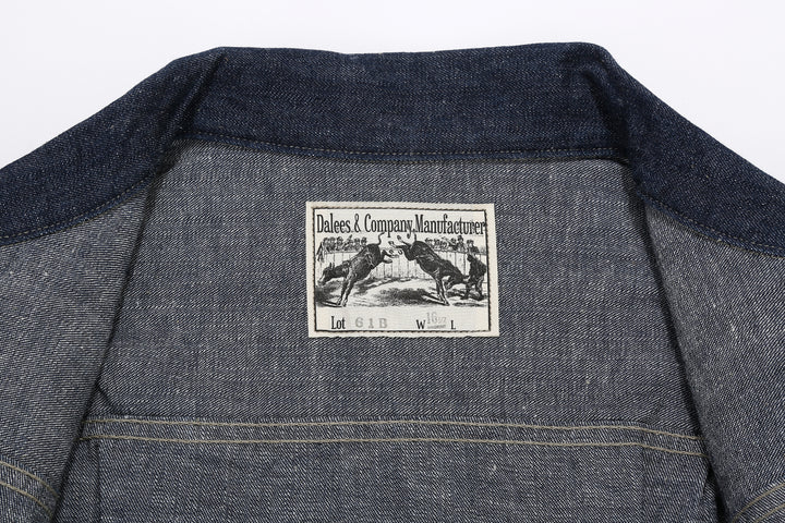 DALEE’S & CO. 61B 11oz Selvedge Denim Work Jacket – Interior Brand Label